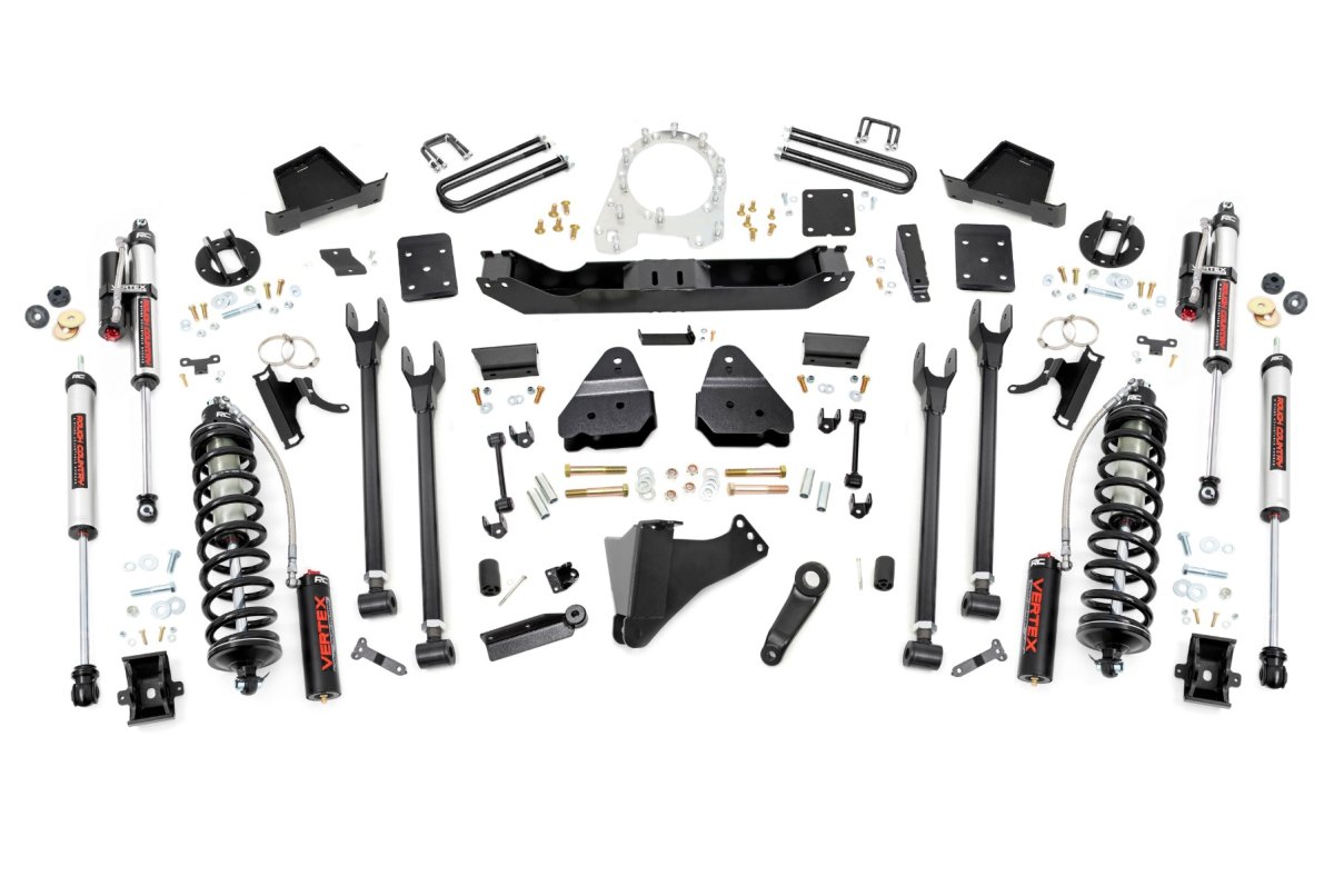 Ford F-250 Super Duty Suspension Lift Kit - Rough Country - 6 Inch Lift Kit | 4-Link | C/O Vertex - '17-'22